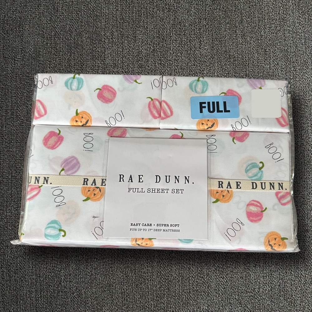 Rae Dunn Pastel Pumpkin Sheets